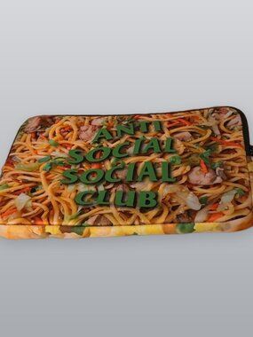 Rare Anti Social Social Club Noodle Graphic Labtop Case